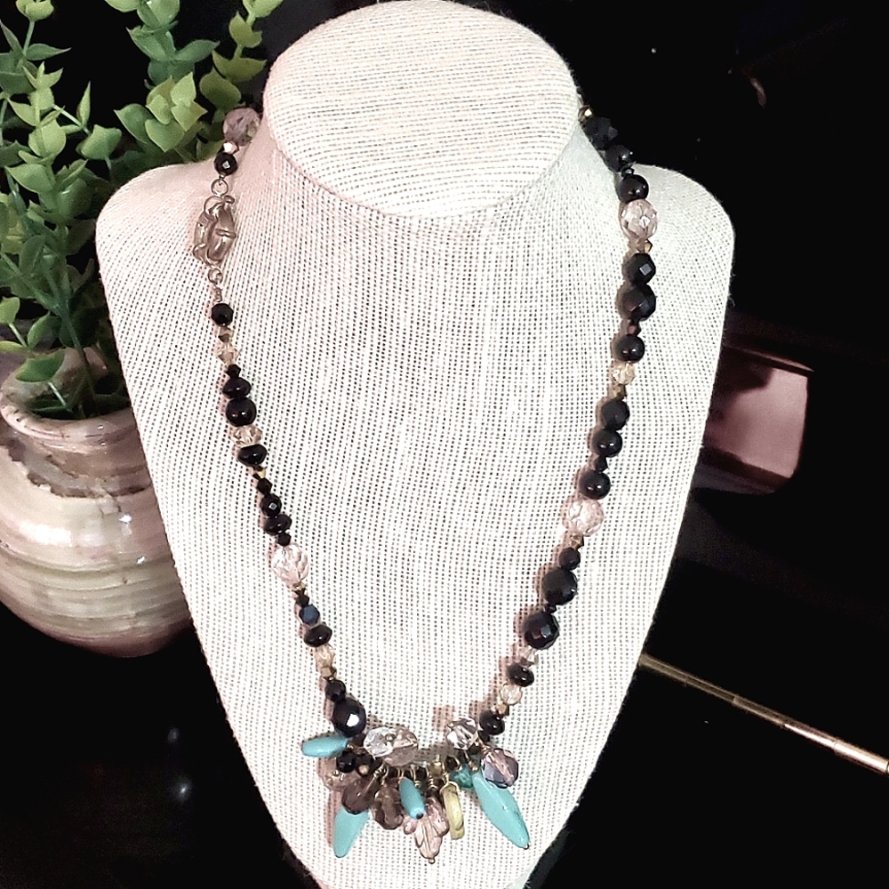 Handmade Mixed medium necklace 💐 Bundle & Save.